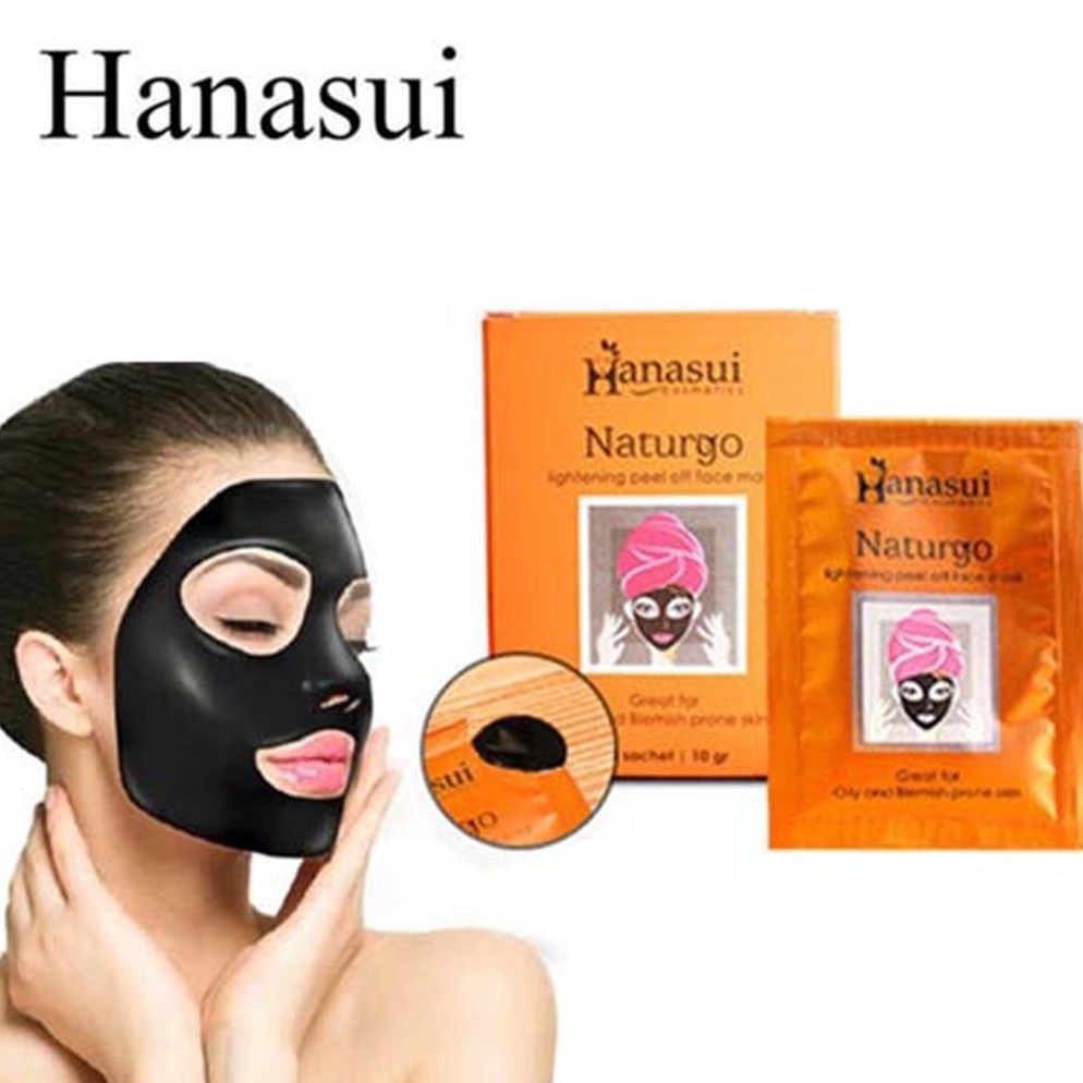 [ 1Kg = 130 Pcs ] HANASUI NATURGO MASKER BPOM - MASKER NATURGO HANASUI BPOM / HARGA SATUAN