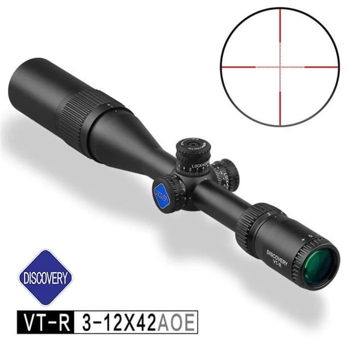 Telescope Discovery VT-R 3-12X42 AOE Reticle Glass Riflescope Hunting - Teleskop Discovery