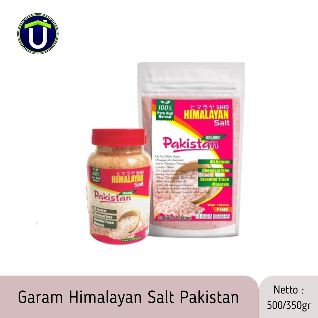 

GARAM HIMALAYA HIMALAYAN SALT ORGANIK PAKISTAN GARAM PINK HIMALAYA | 350 GRAM | 500 GRAM