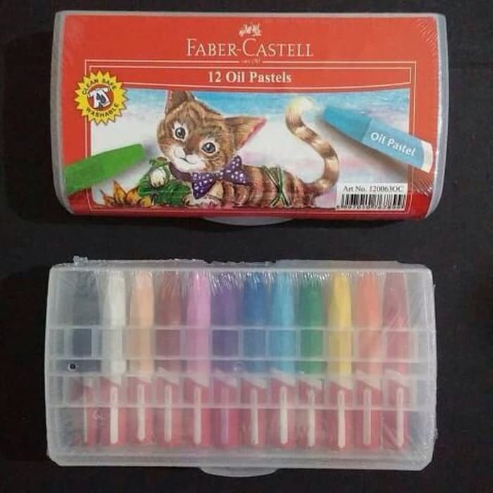 

Menakjubkan Krayon Crayon Oil Pastel - Faber Castell Box Transparan 12 Warna Hot Sale