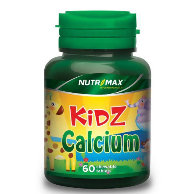 NUTRIMAX KIDZ KIDS CALCIUM KALSIUM VITAMIN PENINGGI TUBUH BADAN 60 TABLET