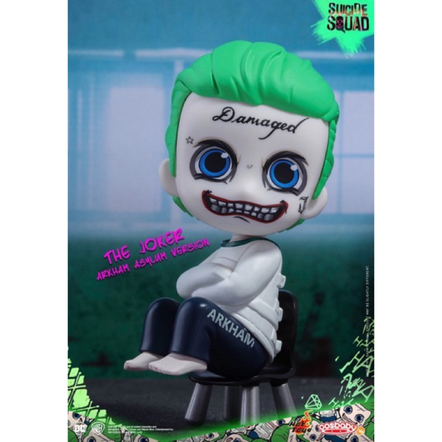 Hot Toys Cosbaby The Joker Arkham Asylum Version Original