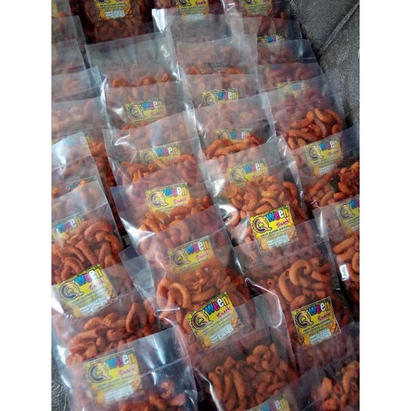 

MAKARONI BANTET 50gr PEDAS REMPAH DAUN JERUK