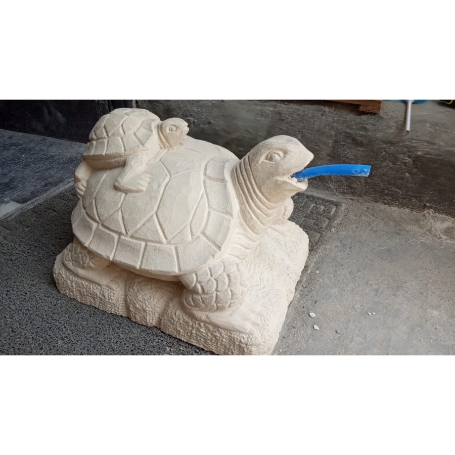 PATUNG AIR MANCUR KURA-KURA TUMPUK MINI