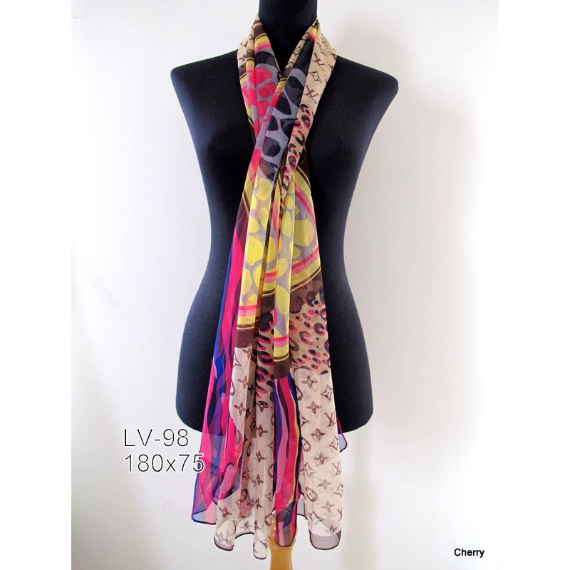 LV-98 Fashion Silk Scarf Pashmina Kerudung Silk