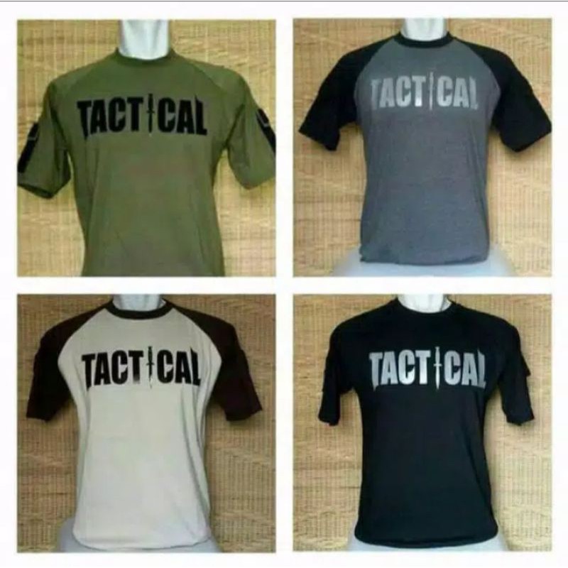 kaos tactical lengan pendek