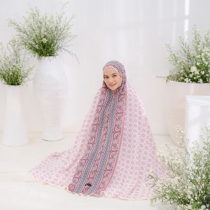 MUKENA ZIANISA BORDER EID MAIZAH SERIES ALLSIZE