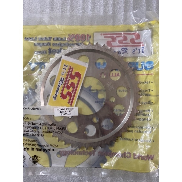 gear sss 428 cbr150r