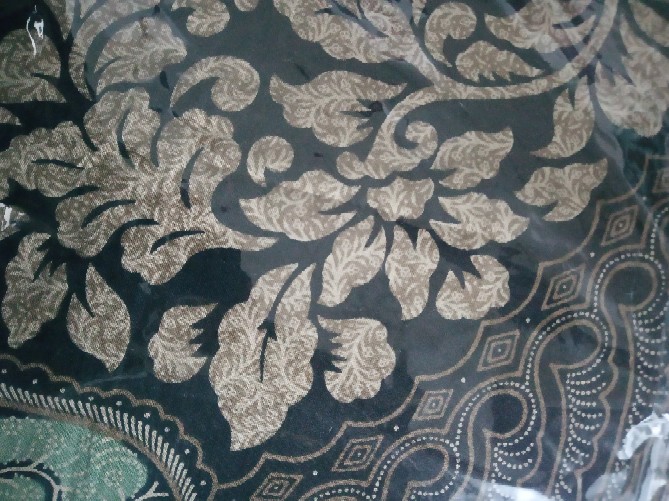 Kemeja Batik Pria Lengan Panjang Size M L Xl Xxl  Bswart Batik Hrb026 Kenongo Hem Panjang Padi