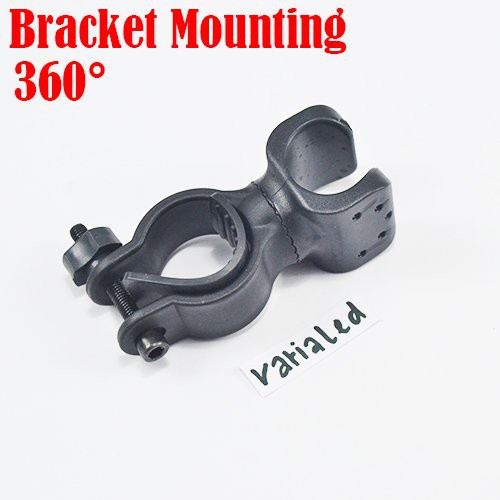Rotatable Gun Mounting Senter / Bracket - Bicycle Clips 360 Degree for: Sepeda, Senapan dll