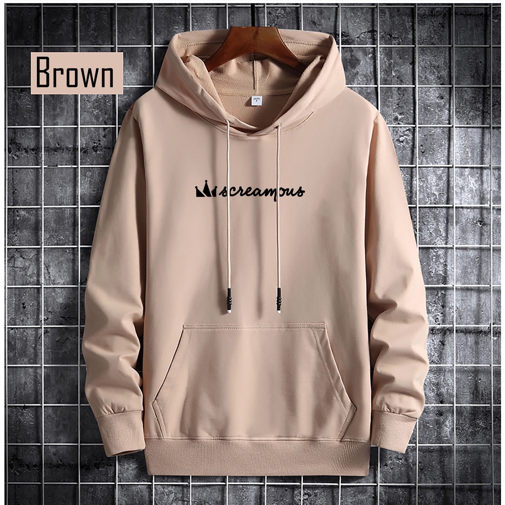 HOODIE smile Black FLECE PE Hoodie pria wanita FREE GANTUNGAN KUNCI/stiker BEST