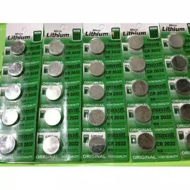 Baterai Murah Lithium Type CR-2032 3V (Harga Satuan)