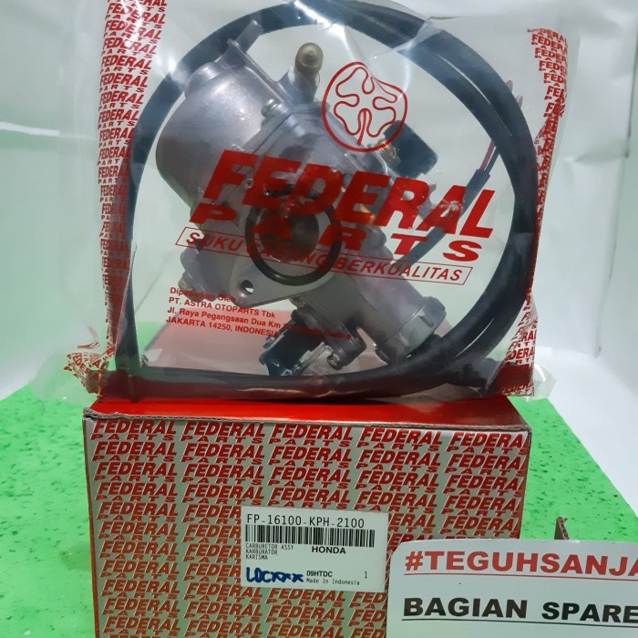 Karbulator / Karburator Assy KPH Karisma Supra X 125 Original Federal