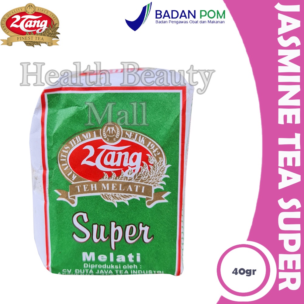 

2Tang Jasmine Tea Super Hijau Classic Bubuk 40Gram - 2 Tang Teh Melati Awur Tubruk 40 gr 40gr 40 gram