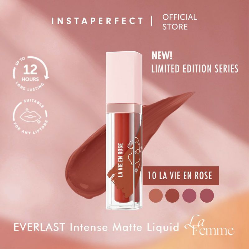 Wardah Instaperfect Everlast Intense Matte Liquid - LA FEMME LIMITED EDITION