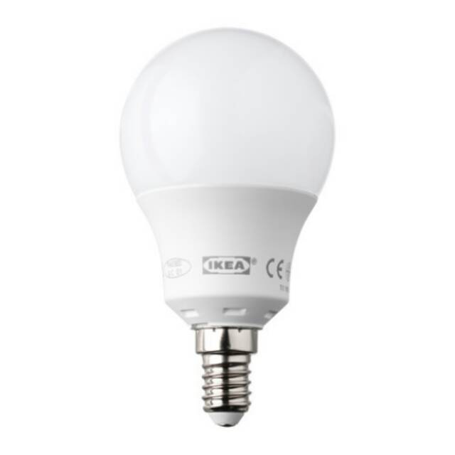 IKEA LEDARE,  BohlamLED E14 400 lumen, dapat diredupkan