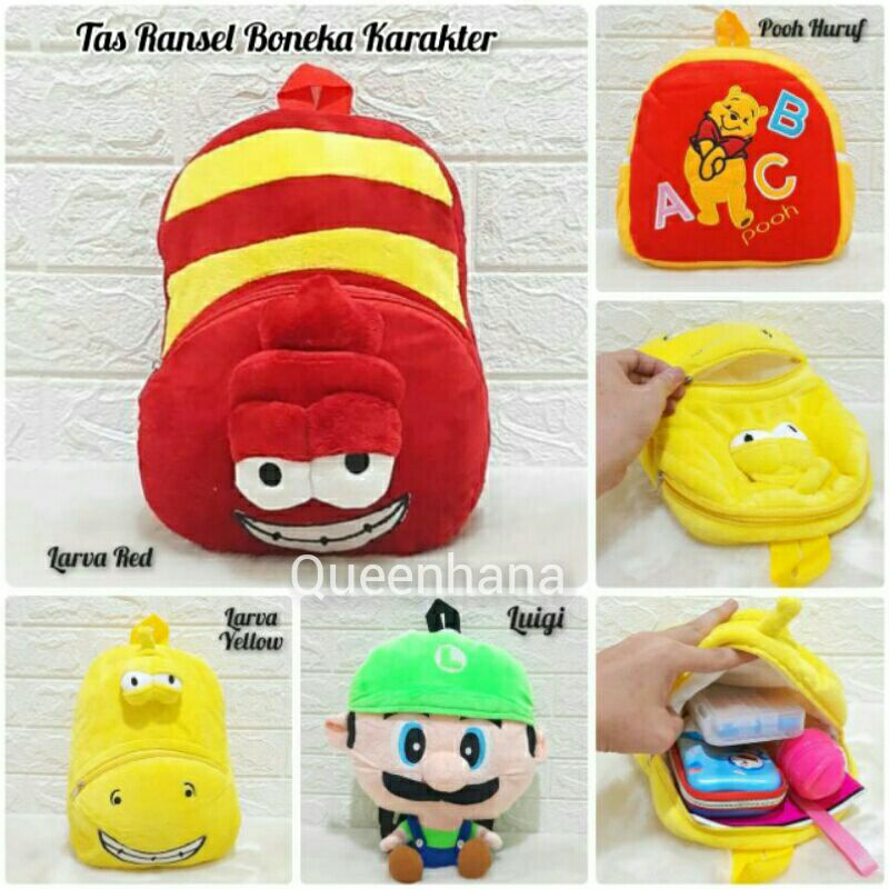 TAS RANSEL BONEKA KARAKTER JUMBO TINGGI 40cm