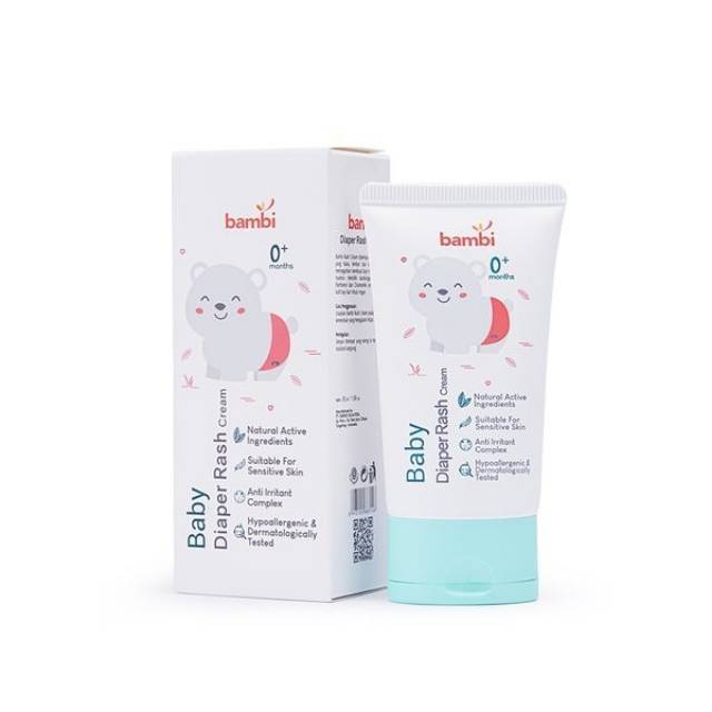 Bambi Baby Diaper Rash Cream 50ml Cream Anti Ruam Diaper Cream Rush Cream Bayi Popok Bayi Shopee Indonesia