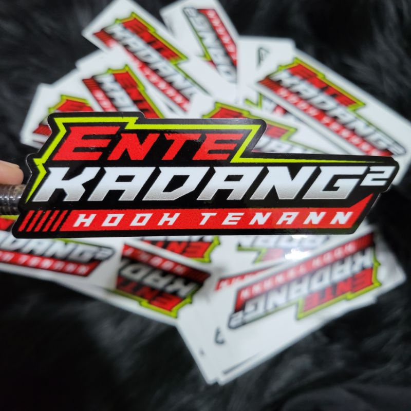 stiker kata2 ente kadang