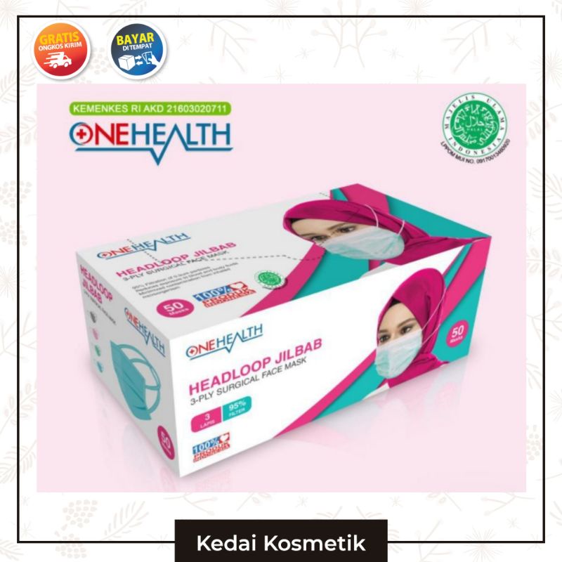 [ACEH] MASKER MEDIS HIJAB / ONE HEALTH