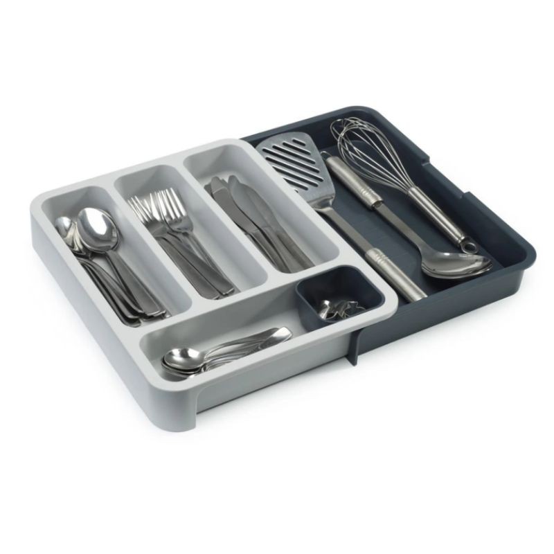 JOSEPH JOSEPH GRAY DRAWERSTORE EXPANDABLE CUTLERY TRAY