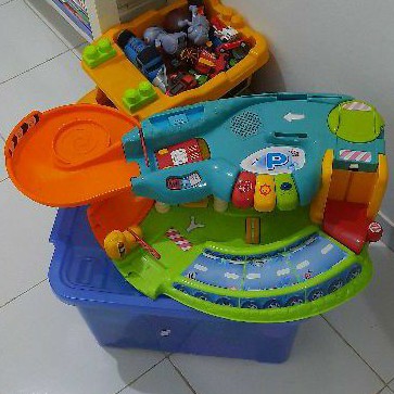 Vtech Toot Toot Drivers Garage Mainan Parkir Mobil Anak Preloved Second Bkn ELC Leapfrog FisherPrice
