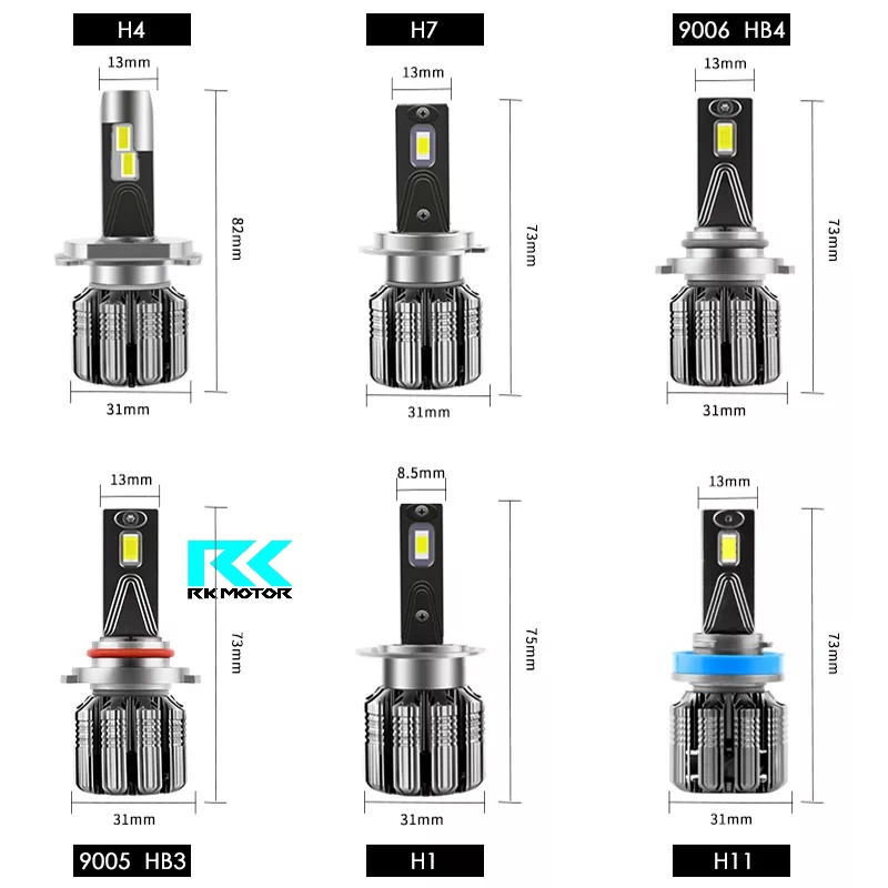 Lampu Jauh Tembak Mobil HB3 9005 Toyota Canbus 6000K