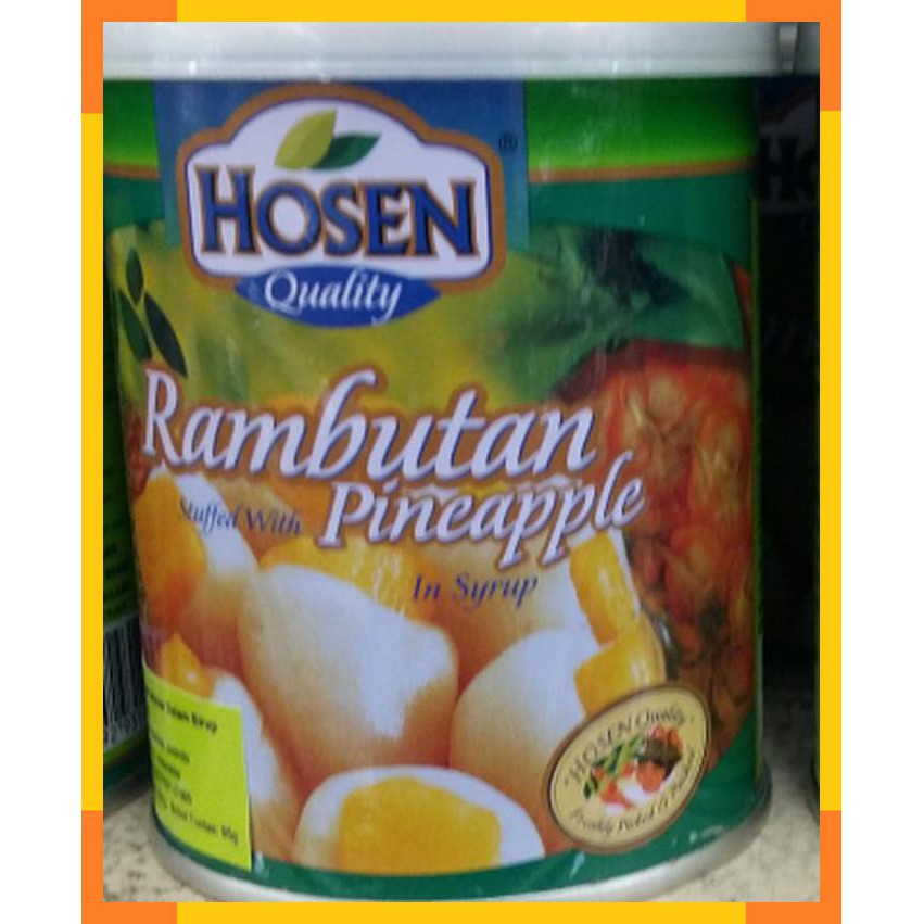 

Hosen | rambutan | nanas | 234 gram
