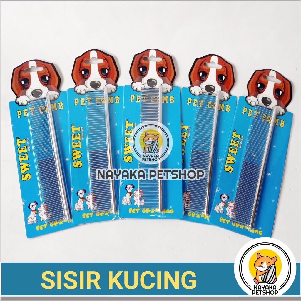 Sisir Kucing Bulu Rontok Grooming Hewan Kelinci