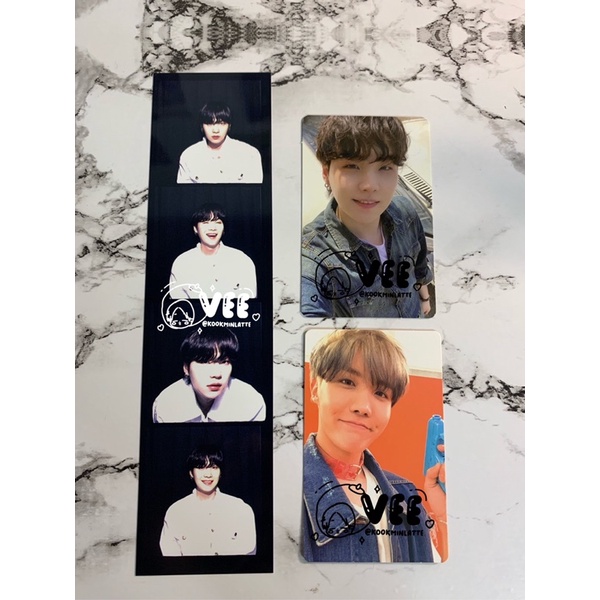 [READY STOCK] PHOTOCARD BTS BUTTER JHOPE CREAM POB SUGA PHOTOSTRIP SUGA YOONGI