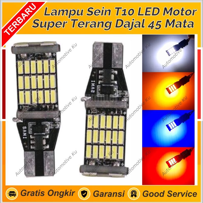 SEIN DAJJAL SUPER TERANG MOTOR 45 MATA T10 T15