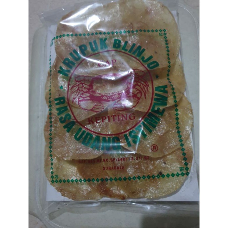 

Krupuk Blinjo Rasa Udang Istimewa