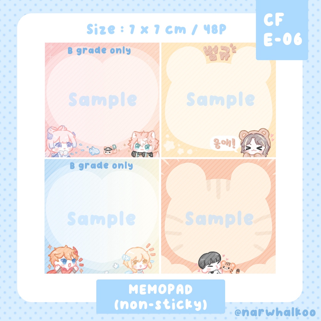 

Various Memopad Genshin TXT SVT