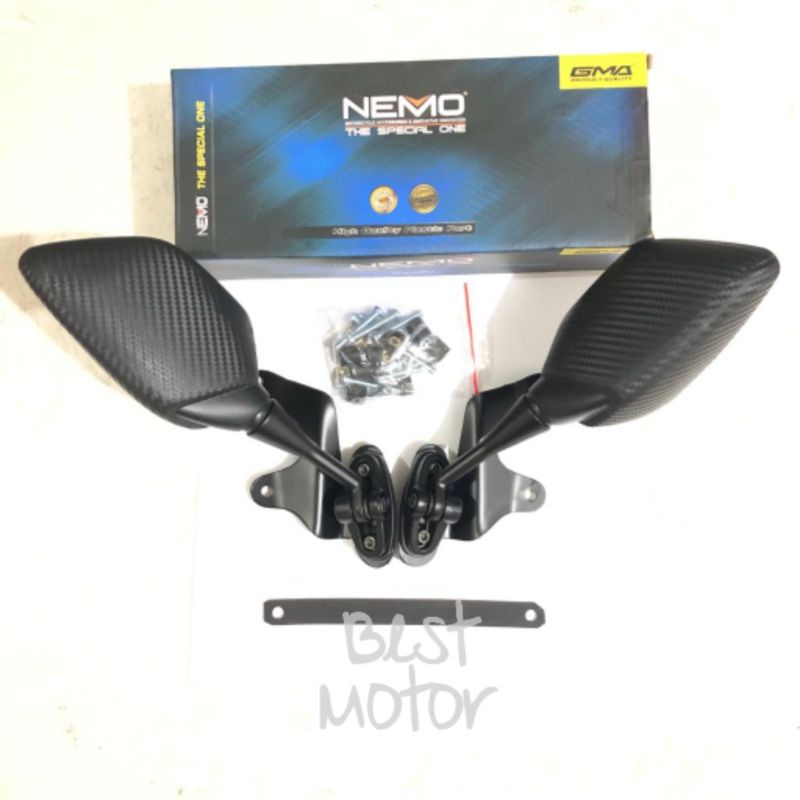 Spion Yamaha Xmax Spion R25 Buat Xmax Paket Xmax Model R25 Nemo + Breket Serpo Paket Murah
