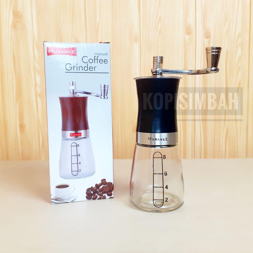 MURANEE Hand Coffee Grinder Kopi Manual Alat Penggiling Kopi Manual Brew