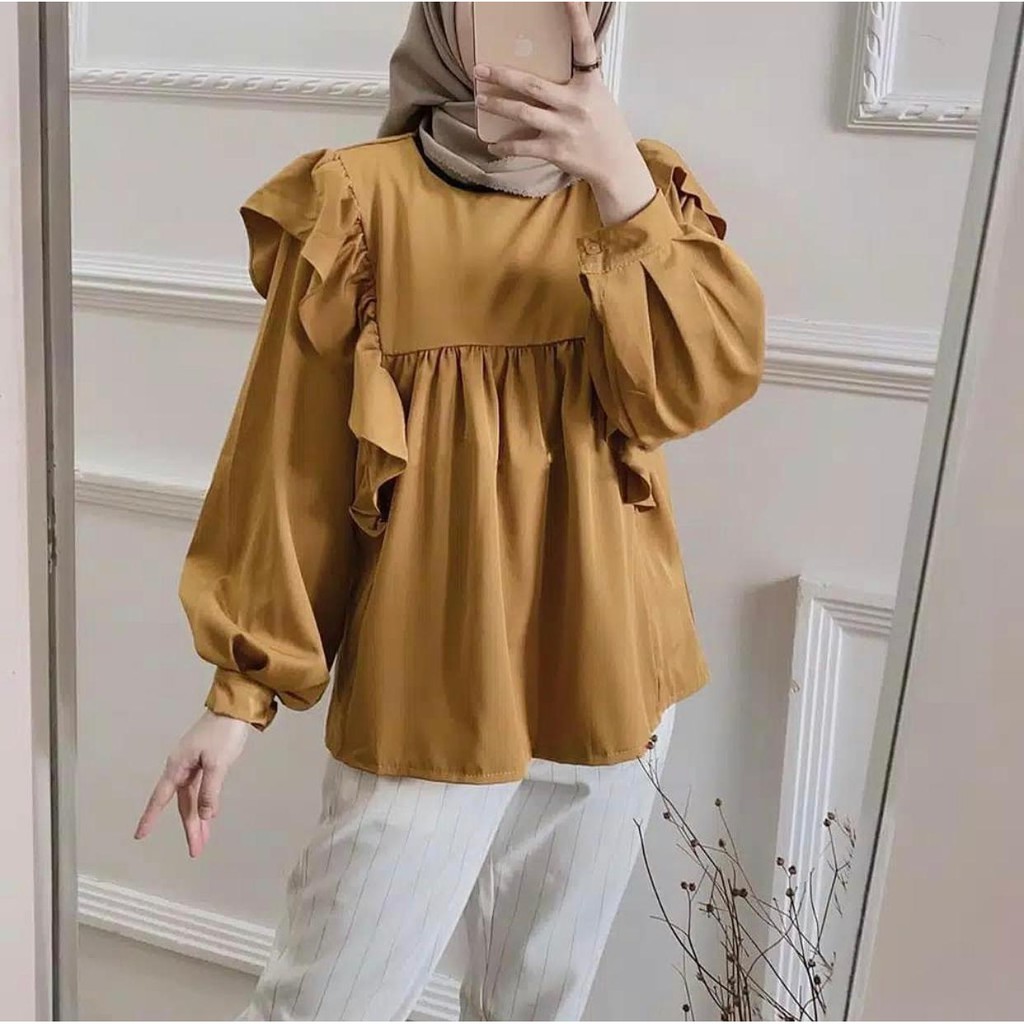 DISKON Gardena Blouse - atasan murah / blouse murah / atasan wanita / blouse wanita / atasan cantik