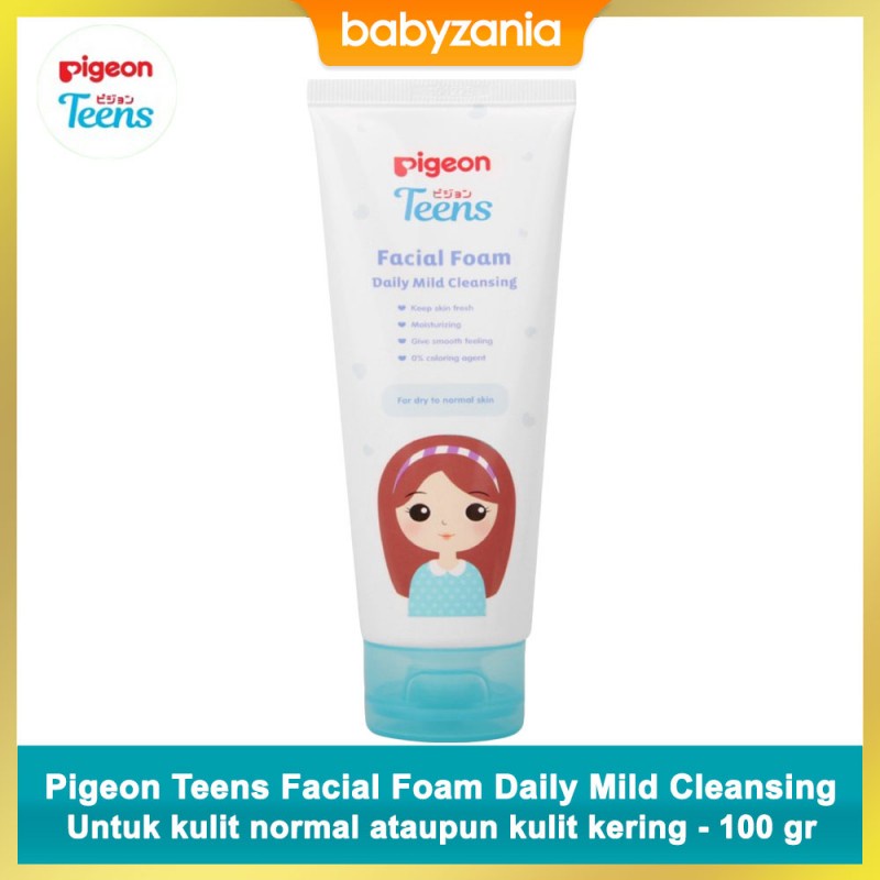 Pigeon Teens Facial Foam Sabun Cuci Muka 100 ml - Daily Mild Cleansing