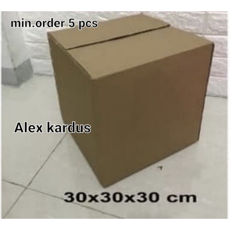 

Kardus/ box / 30x30x30 cm / Karton packing polos baru ST