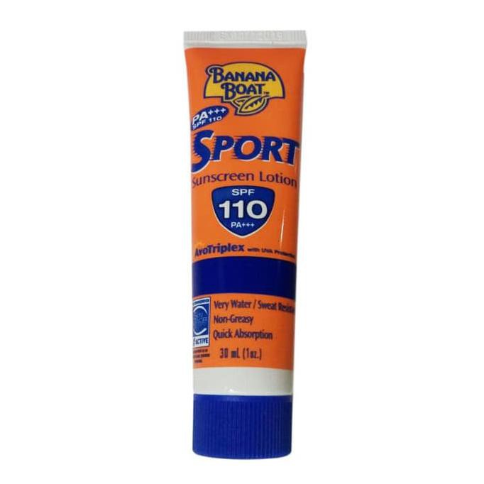 BISA COD SUNBLOCK BANANA BOAT SPORT SPF UVB 110 PA ++ (30ML) ORIGINAL 100%