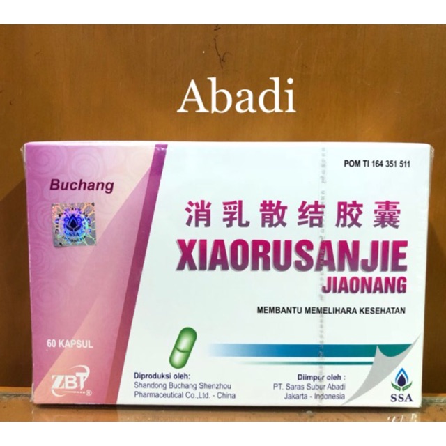 

Buchang Xiaoru Sanjie Jiaonang Capsule - Obat Kanker Payudara