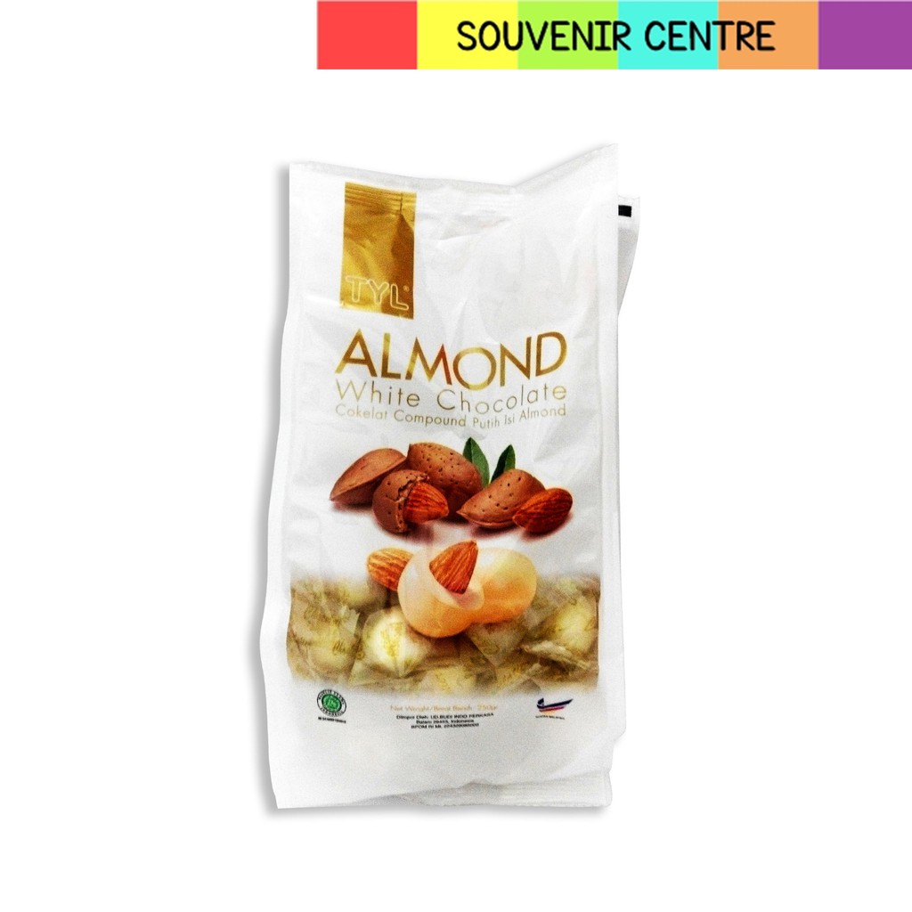 

TYL ALMOND WHITE CHOCOLATE 250GR