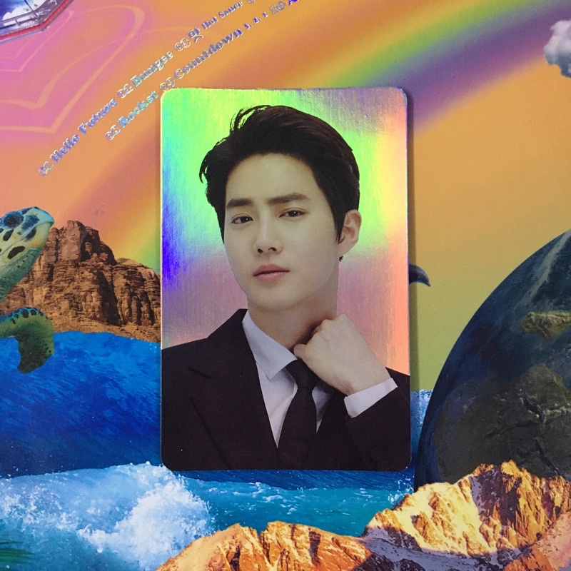 photocard pc suho exo elyxion deco sticker