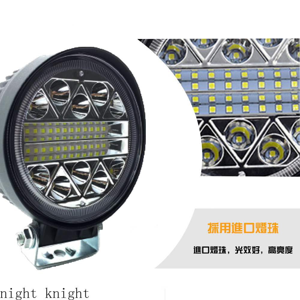 2 Pcs Desain Baru 102W Lampu Kerja LED untuk Traktor ATV SUV DC 12V / 24V 34 Lampu LED Aksesoris Offroad Auto Lampu LED untuk Jeep