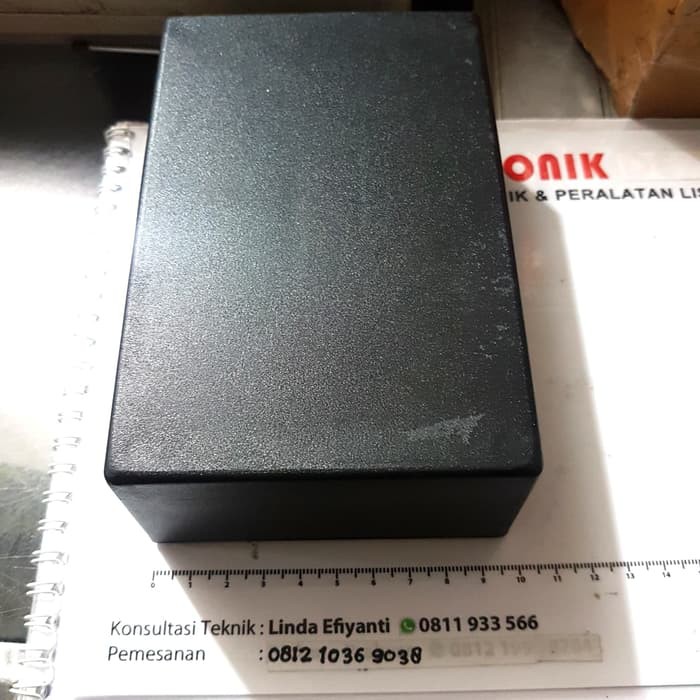 New Box hitam plastik X 5  Box Elektronik X 5 145 X 95 X 5 CM buble per box