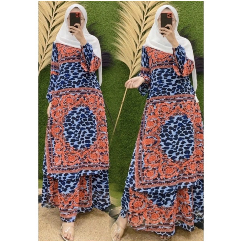 Gamis Malaysia Motif Premium