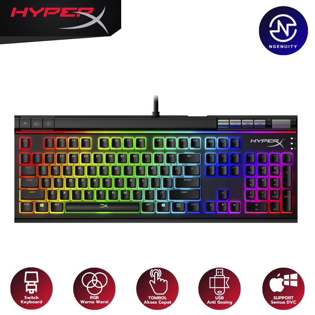 Keyboard Gaming HyperX Alloy Elite 2 Mechanical Gaming Keyboard Original