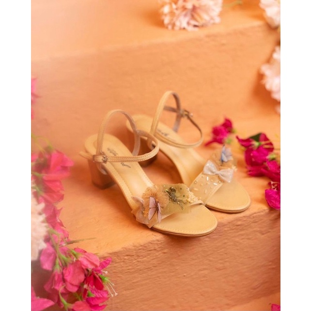 ITTAHERL KATNIS BLOCK HEELS 60mm HONEY