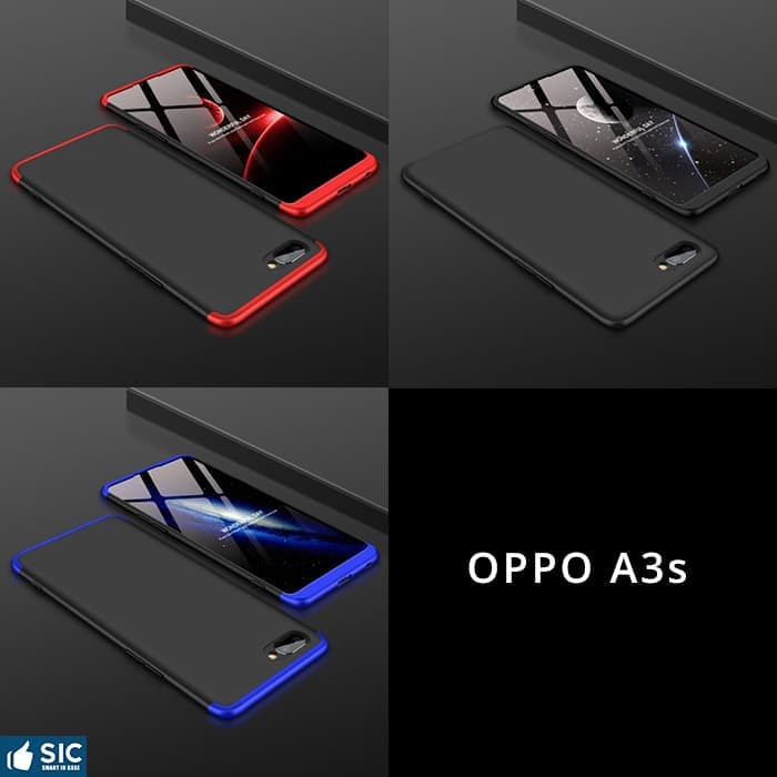 Case Oppo A3S Case Armor 360 Full Cover3in1 GKK Original