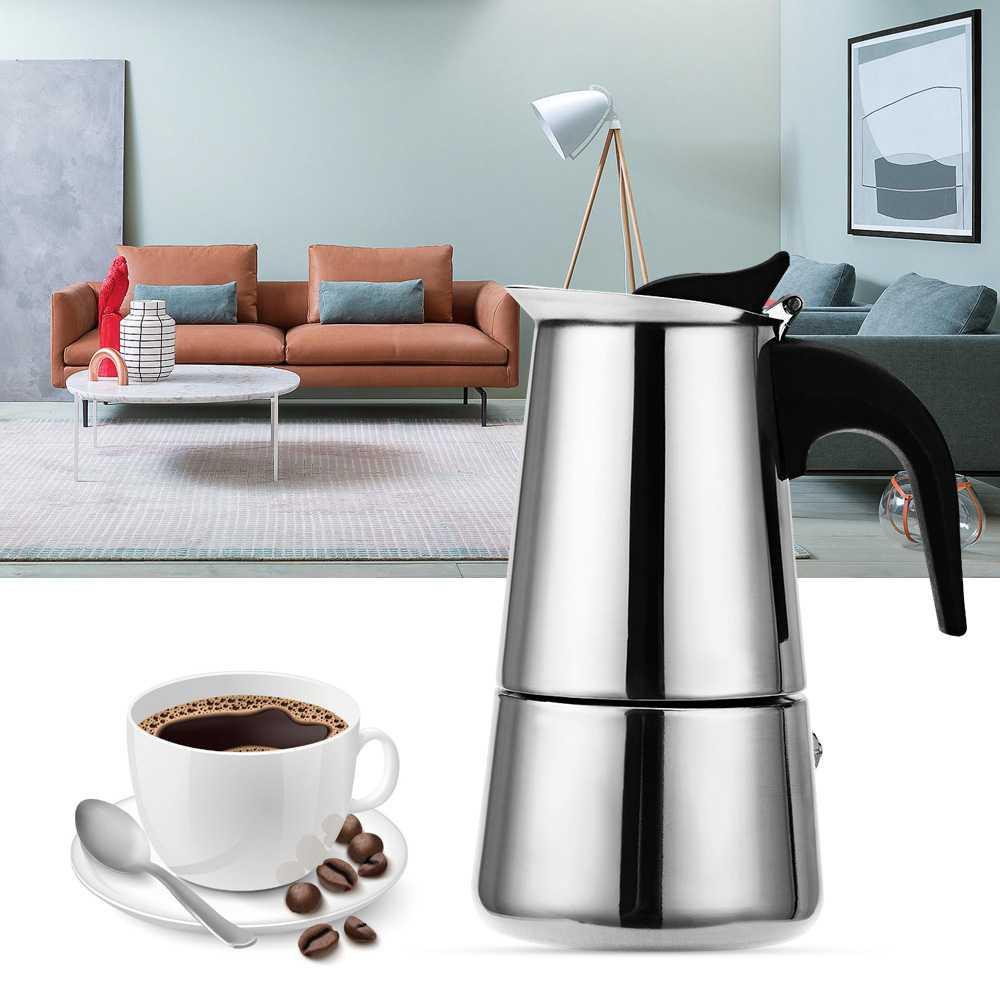 Moka Pot Teko Filter 300ml Espresso Coffee Maker Teko Alat Seduh Kopi