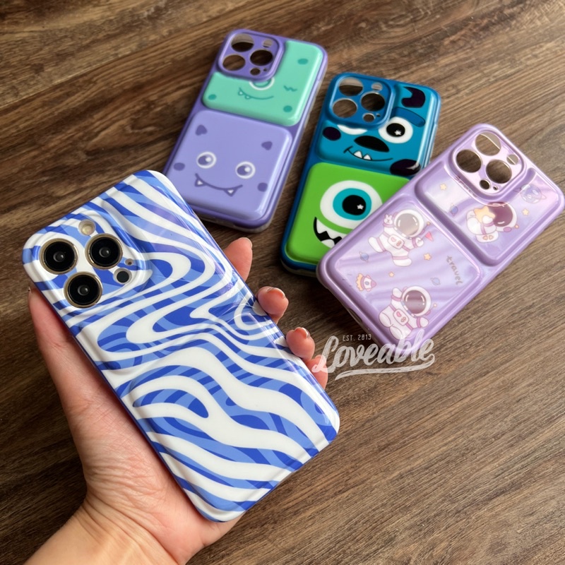pattern flip puff case for iphone 7 8 plus x xs max xr 11 12 13 pro max